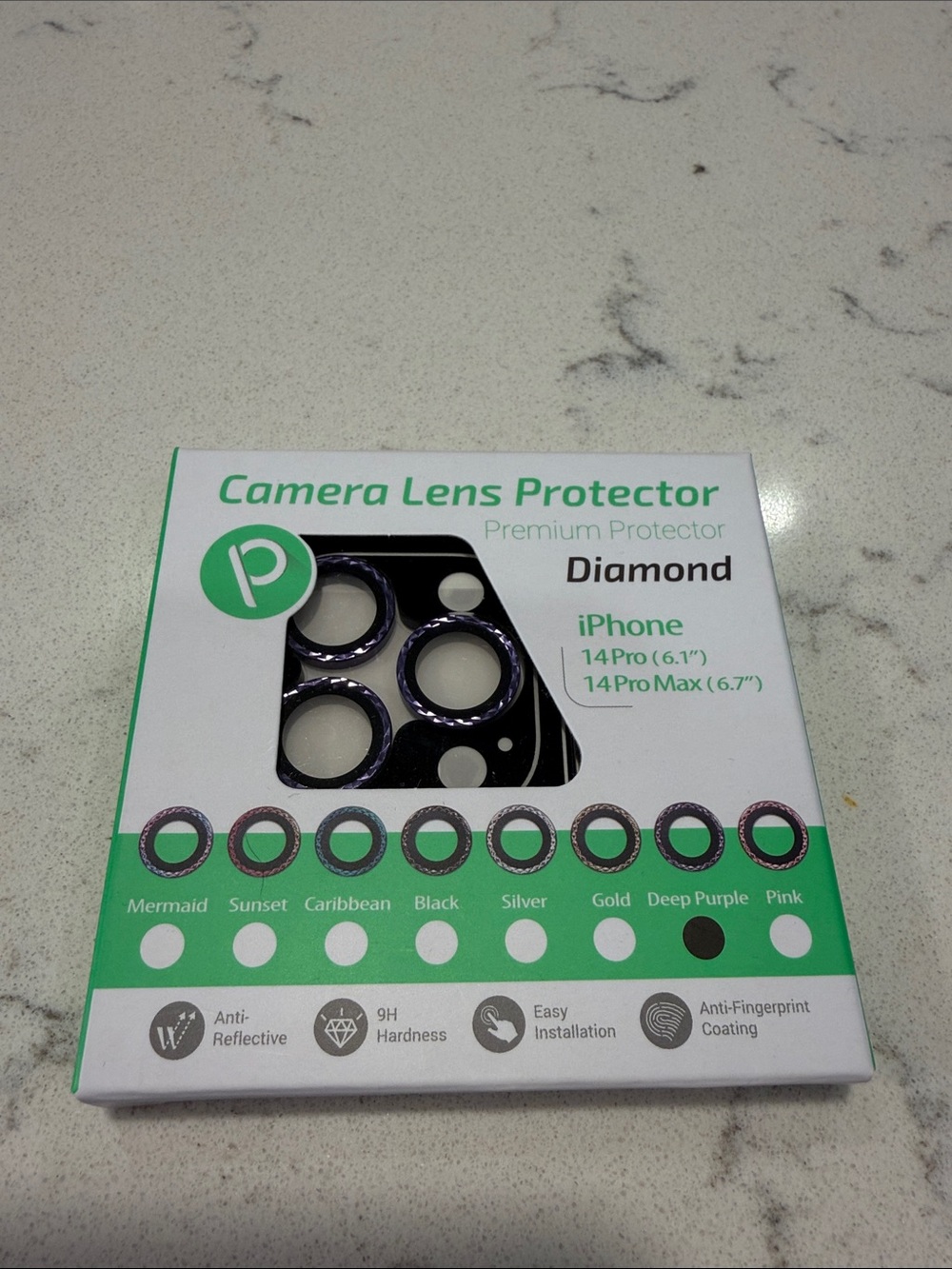 Loopy Case Diamond Camera Lens Protector - Deep Purple 14 pro/ pro max
